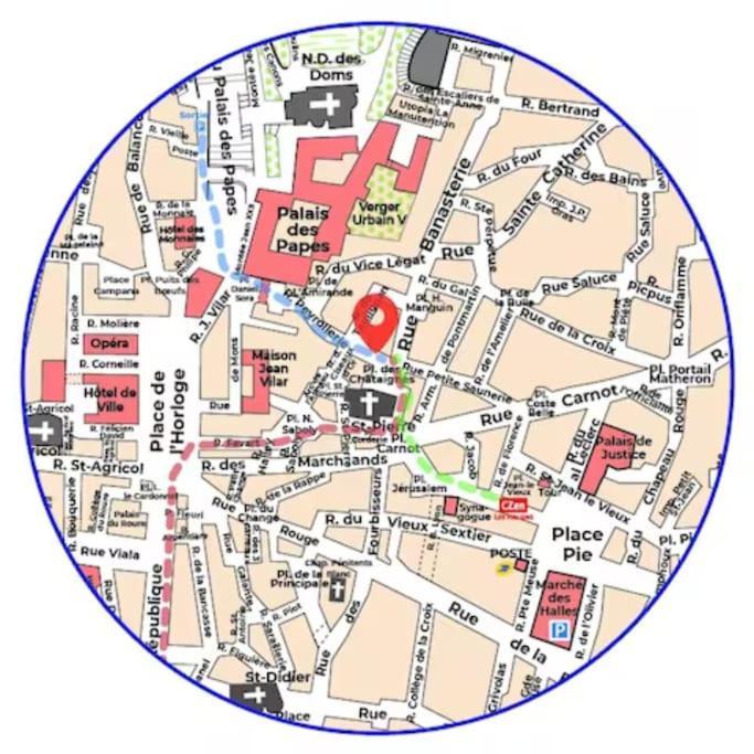 Apartament Centre Palais Des Papes-Balcon B1 Clim - 123Awinion Zewnętrze zdjęcie
